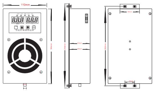 智能防凝露除湿器安装示意图